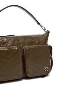 Pinko - PINKO Torebka Cargo Camera Bag Al 25-25 PLTT 105110 A2JC Brązowy. Kolor: brązowy. Materiał: skórzane #5