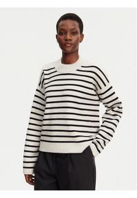 AMI PARIS - AMI Paris Sweter UKS036.KN0041 Szary Relaxed Fit. Kolor: szary. Materiał: bawełna #1