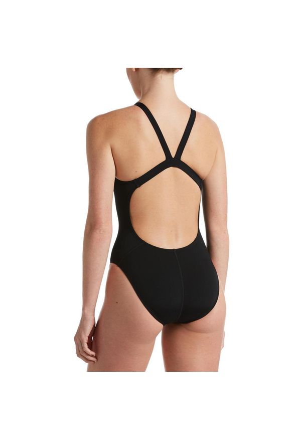 Strój Kąpielowy Nike Hydrastrong Solid Fastback – Czarny – Rozmiar 22. Kolor: czarny