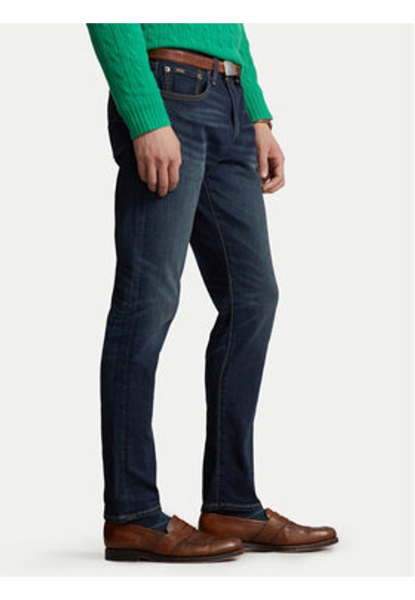 Polo Ralph Lauren Jeansy 710751052001 Granatowy Slim Fit. Kolor: niebieski