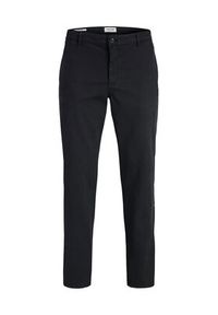 Jack & Jones Chinosy Stollie 12292970 Czarny Regular Fit. Kolor: czarny. Materiał: bawełna #6