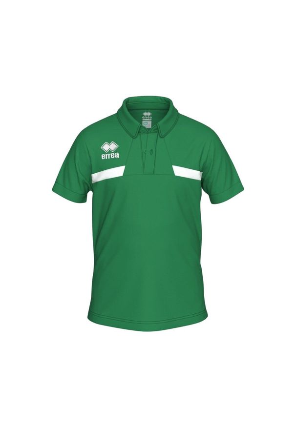 ERREA - Polo Errea Melvin. Typ kołnierza: polo. Kolor: zielony, biały, wielokolorowy