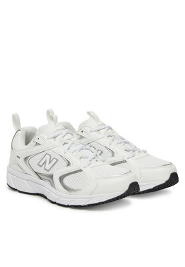 New Balance Sneakersy ML408W Biały. Kolor: biały. Materiał: skóra