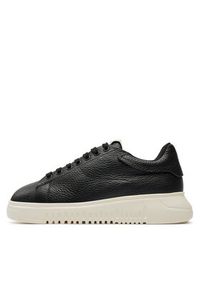 Emporio Armani Sneakersy X3X024 XF768 00002 Czarny. Kolor: czarny. Materiał: skóra #6