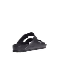 Klapki męskie Birkenstock Arizona Eva. Zapięcie: bez zapięcia. Kolor: czarny. Materiał: materiał, syntetyk. Szerokość cholewki: normalna