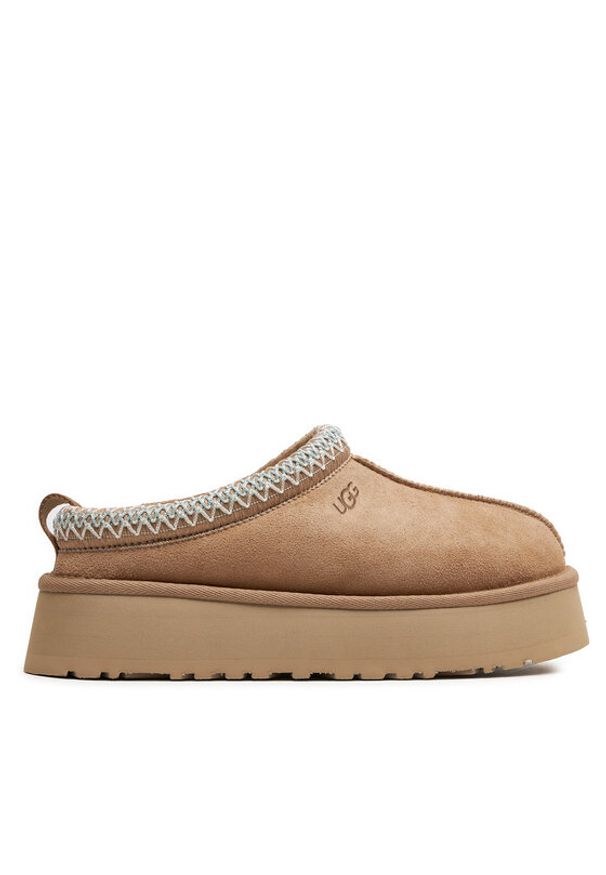 Ugg Kapcie W Tazz 1122553 Beżowy. Kolor: beżowy. Materiał: zamsz, skóra