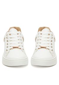 DeeZee Sneakersy AM25228 Biały. Kolor: biały. Materiał: skóra