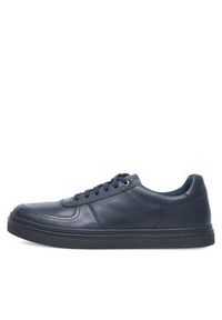 Sergio Bardi Sneakersy REZA-15 MI25 Granatowy. Kolor: niebieski. Materiał: skóra