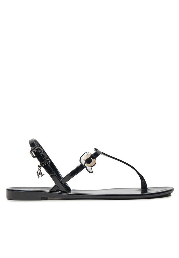 Karl Lagerfeld - Sandały KARL LAGERFELD. Kolor: czarny