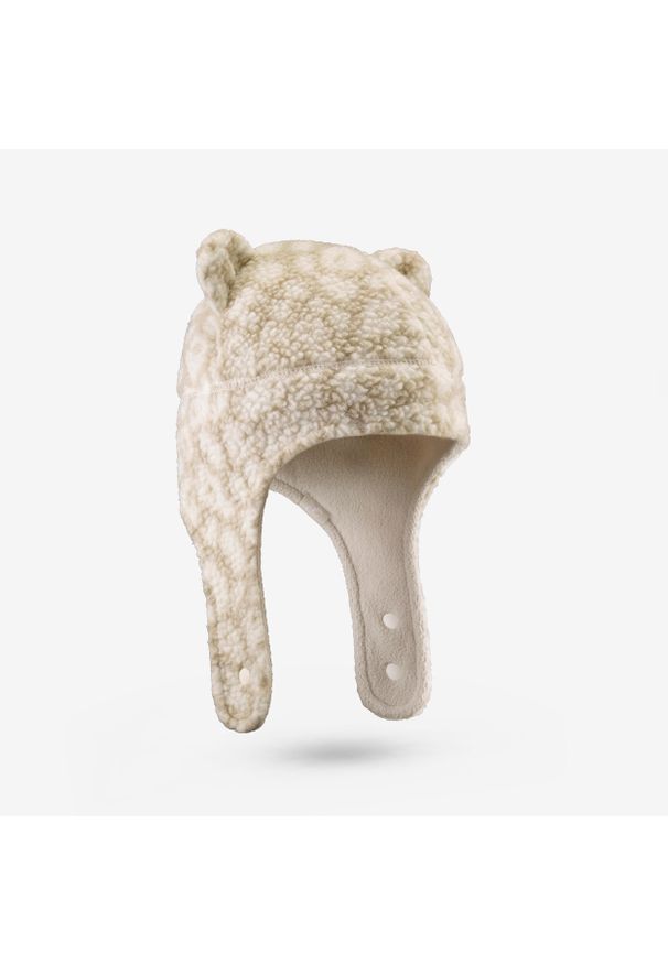 WEDZE - Czapka - peruwianka dla dzieci Quechua Babychou 500. Kolor: wielokolorowy, biały, beżowy. Materiał: tkanina, poliester, materiał. Sezon: zima. Styl: sportowy