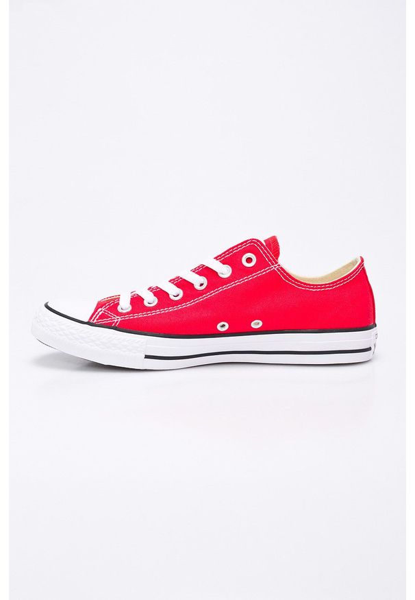 Converse - Tenisówki. Nosek buta: okrągły. Zapięcie: sznurówki. Kolor: czerwony. Materiał: guma