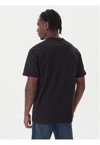 Versace Jeans Couture T-Shirt 79GAHT06 CJ00T Czarny Regular Fit. Kolor: czarny. Materiał: bawełna