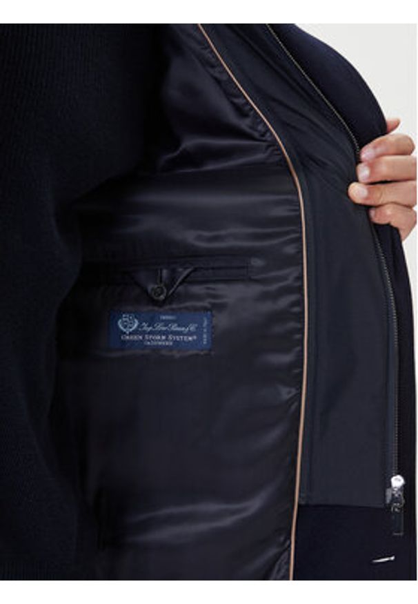 PAUL & SHARK - Paul&Shark Płaszcz wełniany 15312418 Granatowy Regular Fit. Kolor: niebieski. Materiał: kaszmir