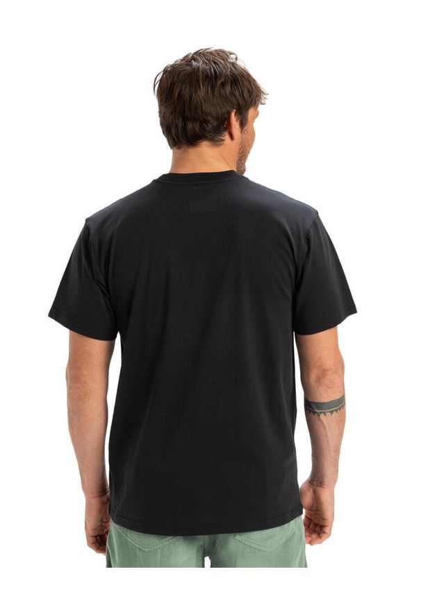 Quiksilver - Koszulka z krótkim rękawem dla Mężczyzn EV SUN DAGGER Czarny. Kolor: brązowy, zielony, wielokolorowy. Materiał: jersey, bawełna. Długość rękawa: krótki rękaw. Długość: krótkie. Wzór: nadruk