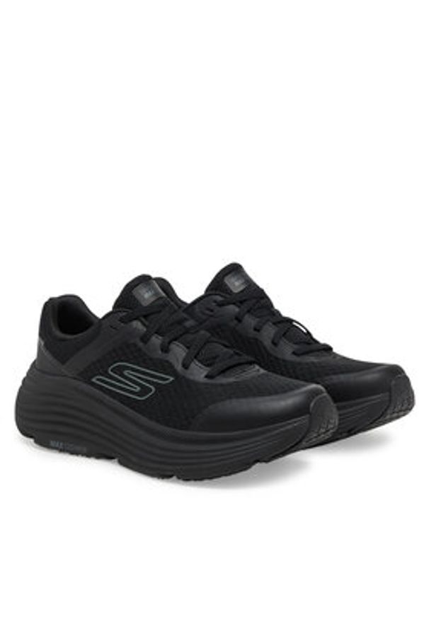 skechers - Skechers Buty do biegania Max Cushioning Endeavour 129470/BBK Czarny. Kolor: czarny. Materiał: materiał