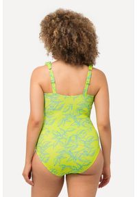 ULLA POPKEN - Damskie Strój kąpielowy belly control miękkie miseczki. Kolekcja: plus size. Kolor: wielokolorowy, żółty, zielony. Materiał: poliamid, materiał, elastan #2