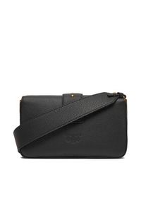 Pinko - PINKO Torebka Love One Mini Slouchy Fl Al 25-26 104340 A2OX Czarny. Kolor: czarny. Materiał: skórzane #5