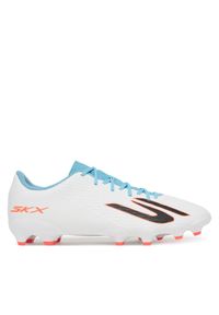 skechers - Skechers Buty do piłki nożnej Club Mg 252132 WTQP Biały. Kolor: biały. Materiał: skóra