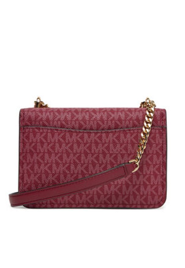 MICHAEL Michael Kors Torebka Claire 32R5GC7C1V Bordowy. Kolor: czerwony. Materiał: skórzane