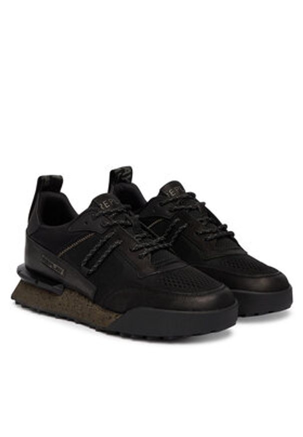 Replay - REPLAY Sneakersy GMS1P .000.C0072L Czarny. Kolor: czarny. Materiał: zamsz, skóra