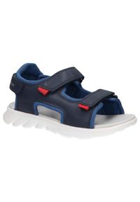 Sandały Geox Model J Sandal Airadyum Bo Kolor Niebieski. Kolor: niebieski. Materiał: tkanina, syntetyk