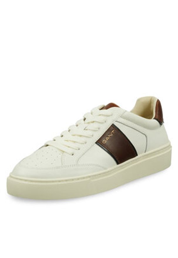 GANT - Gant Sneakersy 30631890 Écru. Materiał: skóra
