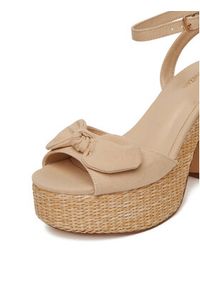 DeeZee Espadryle RT2206125 Beżowy. Kolor: beżowy. Materiał: materiał #4