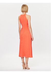 DKNY Sukienka codzienna DD3C3711 Koralowy Regular Fit. Okazja: na co dzień. Kolor: pomarańczowy. Materiał: syntetyk. Typ sukienki: proste. Styl: casual #3