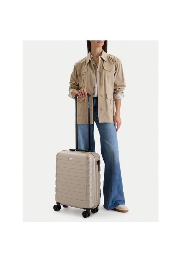 Gino Rossi - Walizka kabinowa GINO ROSSI. Kolor: złoty