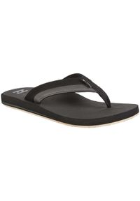 Japonki plażowe męskie Billabong All Day Impact. Okazja: na plażę. Kolor: czarny. Styl: sportowy