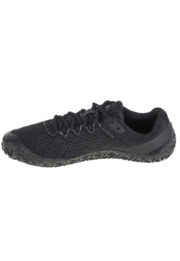 Buty do biegania damskie Merrell Vapor Glove 6. Kolor: czarny. Materiał: materiał, syntetyk