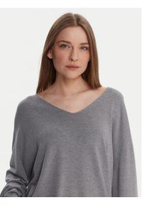 Kontatto Sweter 3M0815C Szary Relaxed Fit. Kolor: szary. Materiał: syntetyk