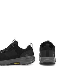 skechers - Skechers Półbuty 216106BKCC Czarny. Kolor: czarny. Materiał: zamsz, skóra