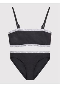Calvin Klein Swimwear Strój kąpielowy KY0KY00016 Czarny. Kolor: czarny. Materiał: syntetyk #1