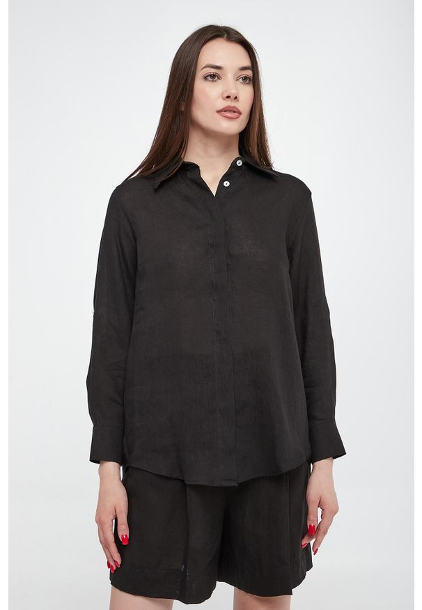 Marella Sport - Koszula damska lniana Racla MARELLA SPORT. Materiał: len. Styl: sportowy