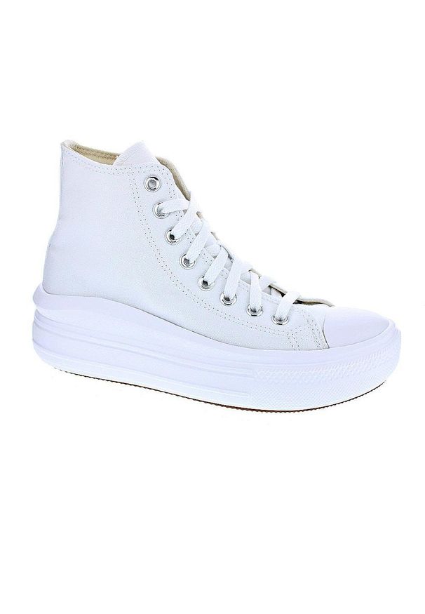 Trampki damskie Converse Chuck Taylor All Star Move Platform Hi. Kolor: biały. Obcas: na platformie. Model: Converse All Star