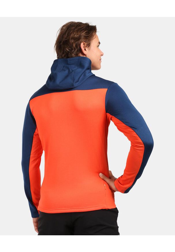 Męska bluza polarowa Kilpi SEVELEN-M. Kolor: pomarańczowy. Materiał: polar. Sport: turystyka piesza
