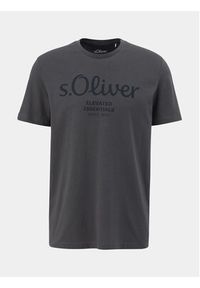 s.Oliver T-Shirt 2139909 Szary Regular Fit. Kolor: szary. Materiał: bawełna #5