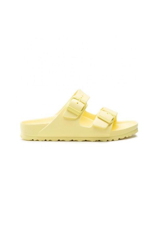 Klapki damskie Birkenstock Arizona Eva. Kolor: żółty. Materiał: materiał, syntetyk