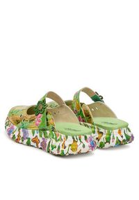 Laura Vita Klapki Sofiao 13 Zielony. Kolor: zielony. Materiał: skóra #4