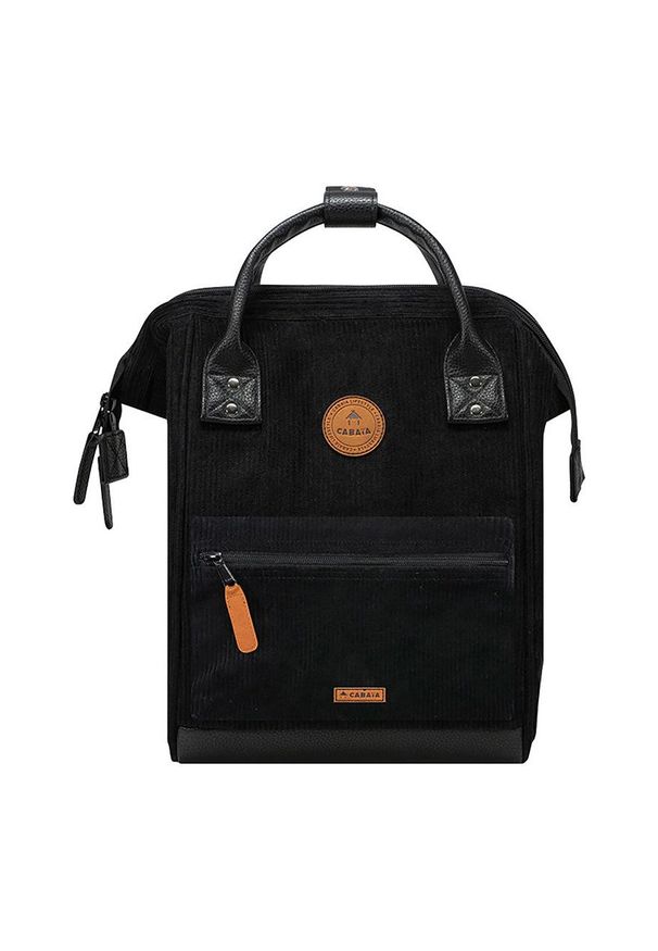 Cabaia plecak Adventurer kolor czarny duży gładki. Kolor: czarny. Wzór: gładki