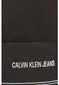 Calvin Klein Jeans - Top. Kolor: czarny. Materiał: dzianina #3