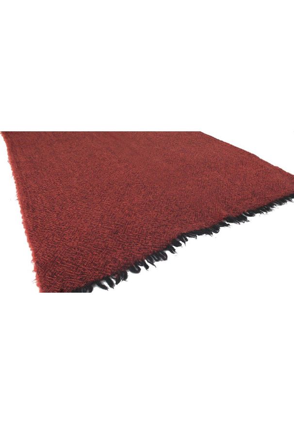 Wełniany Szal Męski - V. Fraas - Miedziany Melanż. Kolor: brązowy. Materiał: wełna. Wzór: melanż. Sezon: zima, lato. Styl: klasyczny, elegancki