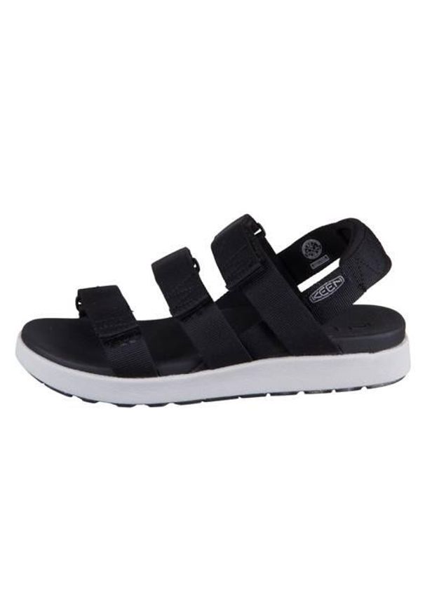 keen - Buty do chodzenia damskie Keen Elle Strappy. Zapięcie: rzepy. Kolor: czarny. Materiał: materiał, syntetyk. Sport: turystyka piesza