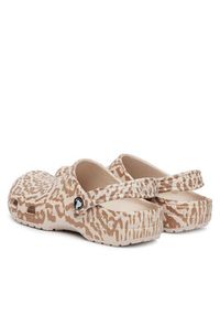 Crocs Klapki Classic Pop Animal Clogs 214153 Beżowy. Kolor: beżowy #2