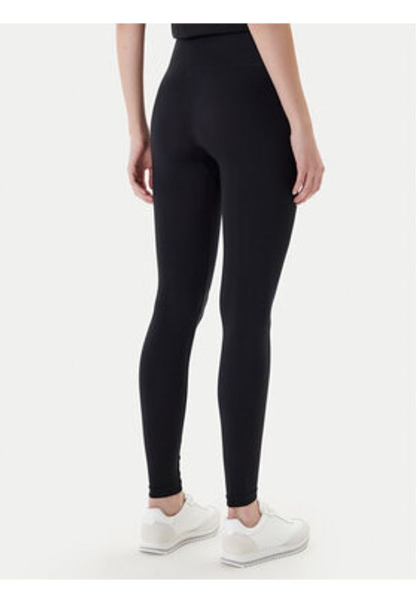 Calvin Klein Legginsy 701233380 Czarny Slim Fit. Kolor: czarny. Materiał: syntetyk
