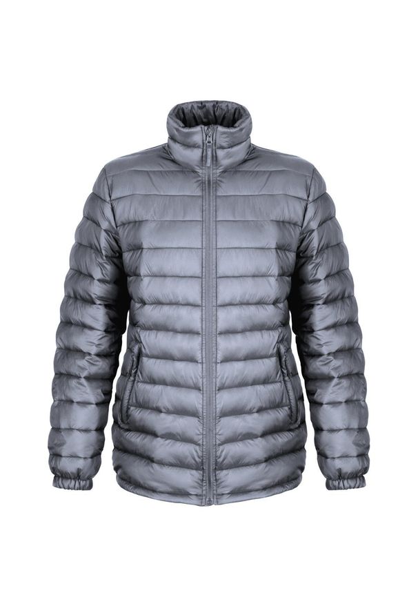 RESULT - Damska Watowana Kurtka Ice Bird (wodoodporna I Wiatroodporna). Kolor: szary