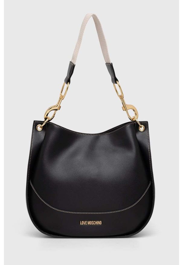 Love Moschino torebka kolor czarny. Kolor: czarny