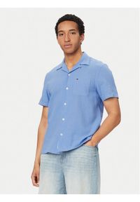 Tommy Jeans Koszula DM0DM23058 Niebieski Regular Fit. Kolor: niebieski. Materiał: bawełna #1