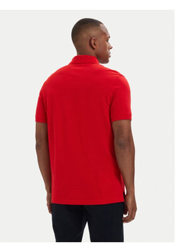 Tommy Jeans Polo DM0DM22711 Czerwony Regular Fit. Typ kołnierza: polo. Kolor: czerwony. Materiał: bawełna